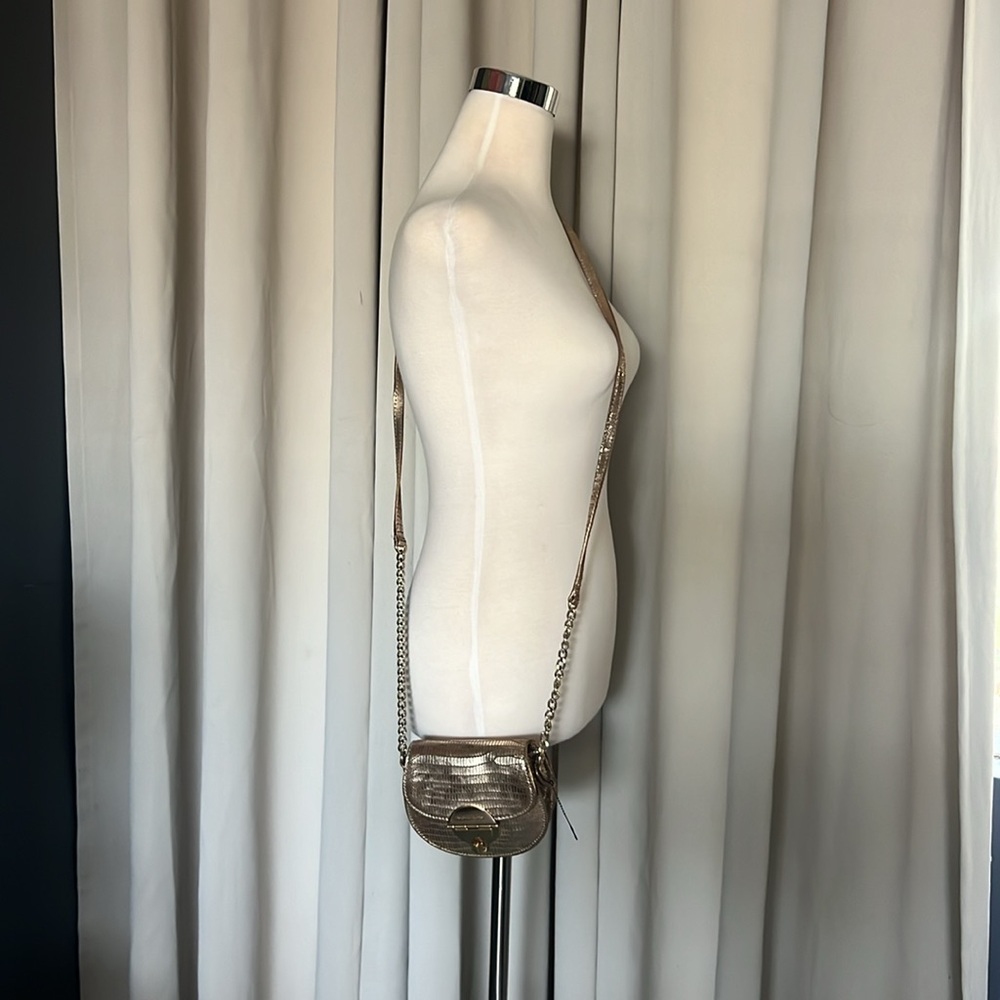 MICHAEL KORS Mini CRISS BODY BAG!! Gold tone - Picture 7 of 13